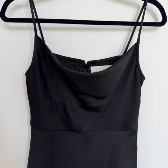 BHLDN Cali Satin Cowl-Neck Midi Slip Dress Size 0 - Picture 3 of 4